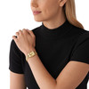Montre MICHAEL KORS lexington femme bracelet acier inoxydable doré - vue Vporté 1