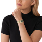 Montre MICHAEL KORS emery femme bracelet acier inoxydable doré - vue porté 1