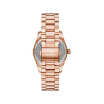 Montre MICHAEL KORS lexington femme bracelet acier inoxydable doré rose - vue 3
