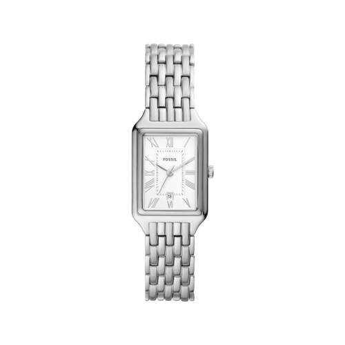FOSSIL raquel dameshorloge zilver roestvrij stalen armband 23 mm wijzerplaat
