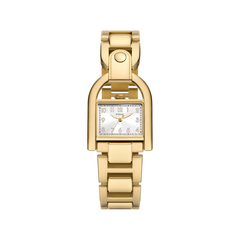 Montre FOSSIL harwell femme bracelet acier inoxydable doré - vue 1