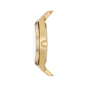 FOSSIL scarlette dameshorloge goud roestvrij stalen armband