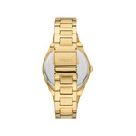 Montre FOSSIL scarlette femme bracelet acier inoxydable doré - vue 3