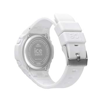 ICE WATCH ice digit ultra dameshorloge met witte siliconen band