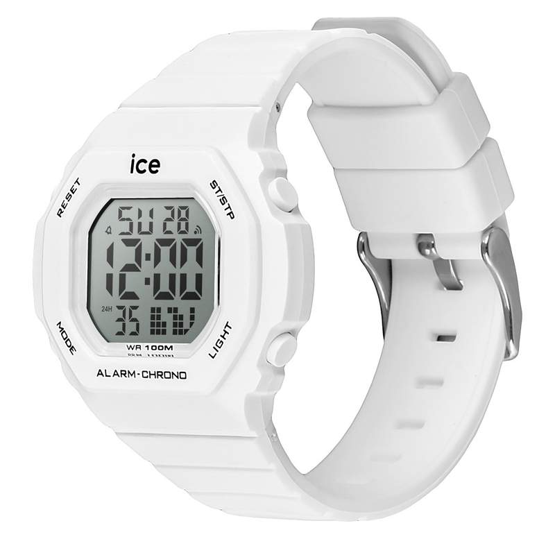 Montre ICE WATCH ice digit ultra femme bracelet silicone blanc - vue D1