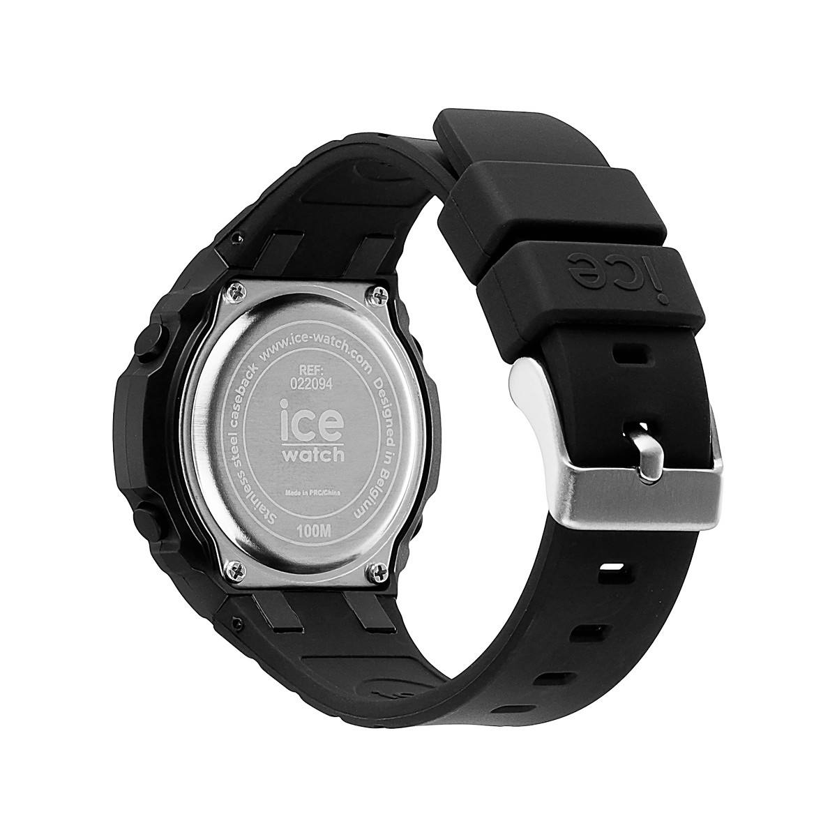 Montre ICE WATCH ice digit ultra femme bracelet silicone noir - vue 3