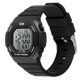 ICE WATCH ice digit ultra dameshorloge met zwarte siliconen band
