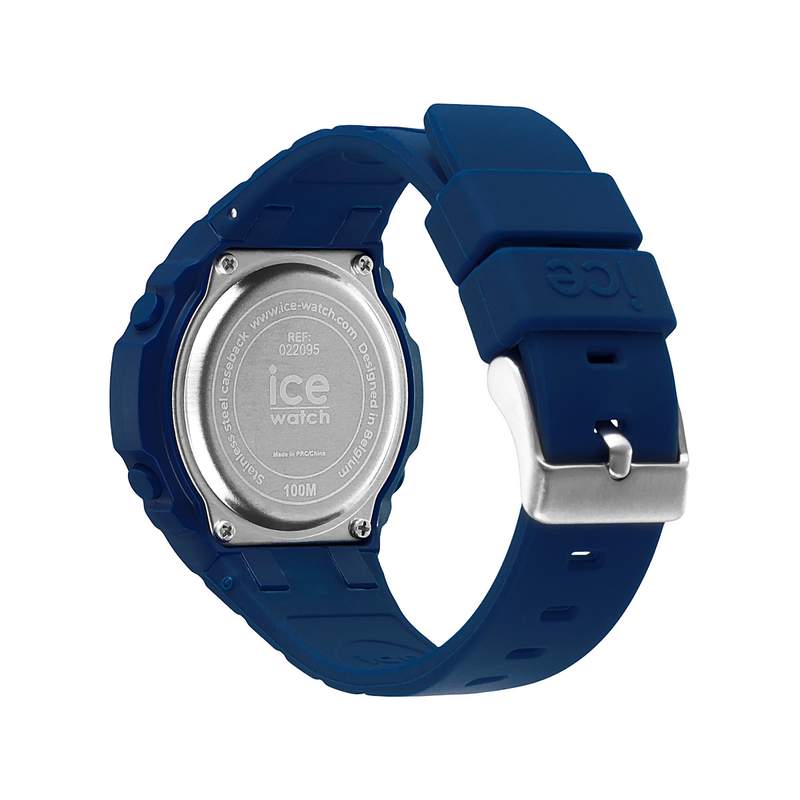 Montre ICE WATCH ice digit ultra femme bracelet silicone bleu - vue 3