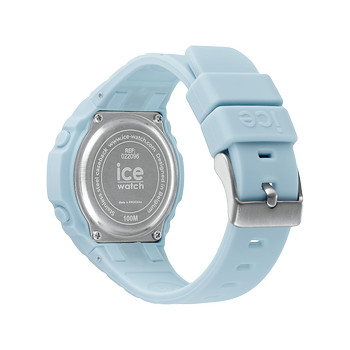 ICE WATCH ice digit ultra dameshorloge met blauwe siliconen band