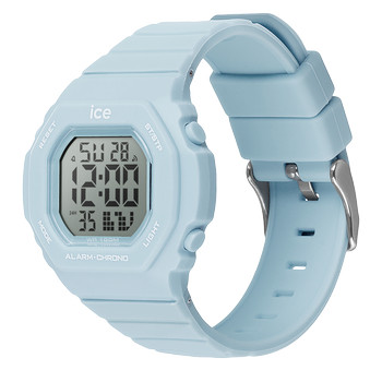 ICE WATCH ice digit ultra dameshorloge met blauwe siliconen band