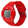 Montre ICE WATCH ice digit ultra femme bracelet silicone rouge - vue VD1