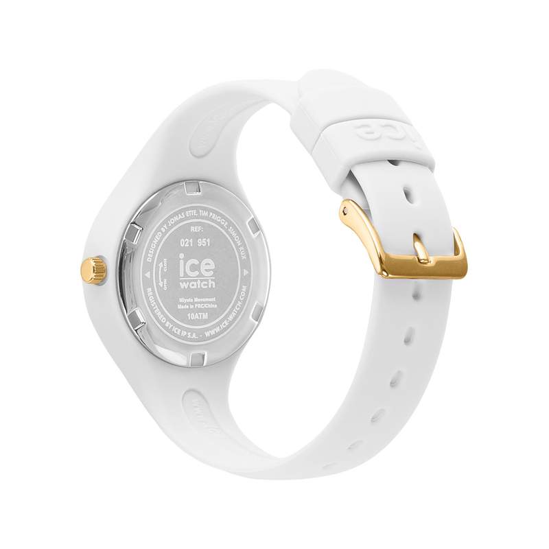 Montre ICE WATCH ice fantasia femme bracelet silicone blanc - vue 3