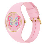 ICE WATCH ice fantasia dameshorloge met roze siliconen band - bekijk D1