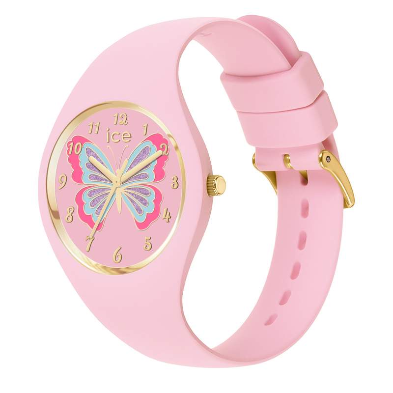 Montre ICE WATCH ice fantasia femme bracelet silicone rose - vue D1