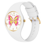 Montre ICE WATCH ice fantasia femme bracelet silicone blanc - vue D1