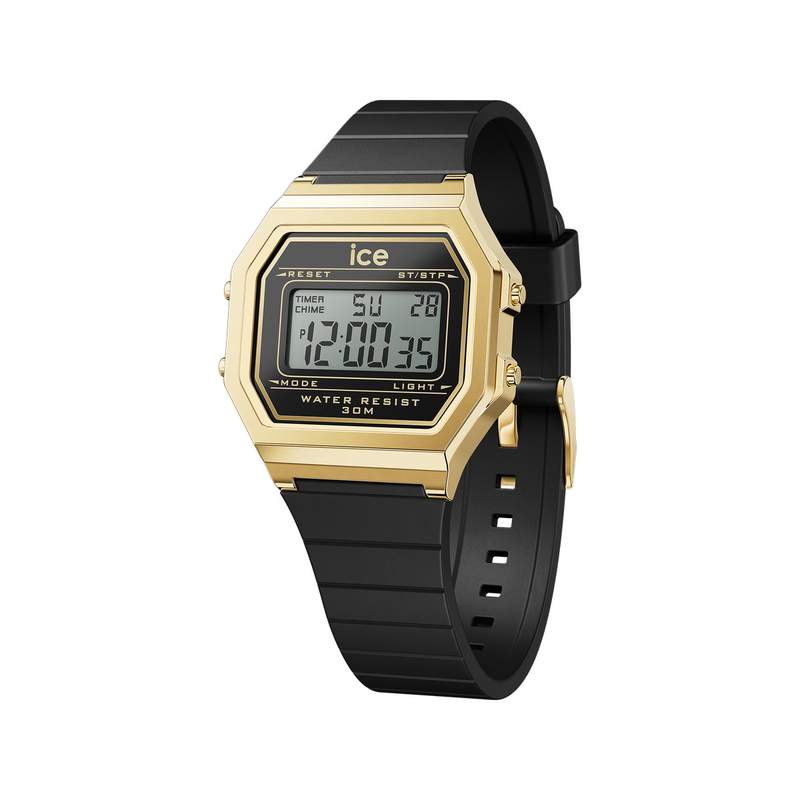 Montre ICE WATCH ice digit retro femme bracelet silicone noir - vue 1