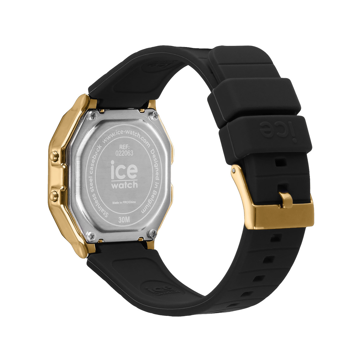 Montre ICE WATCH ice digit retro femme bracelet silicone noir - vue 3