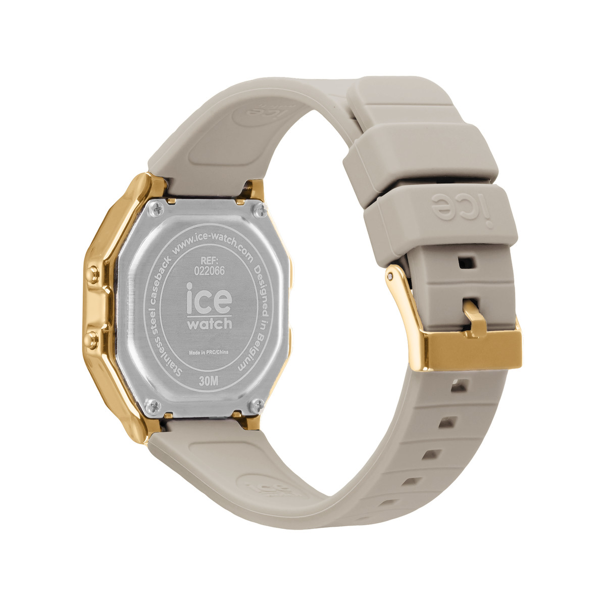 Montre ICE WATCH ice digit retro femme bracelet silicone gris - vue 3