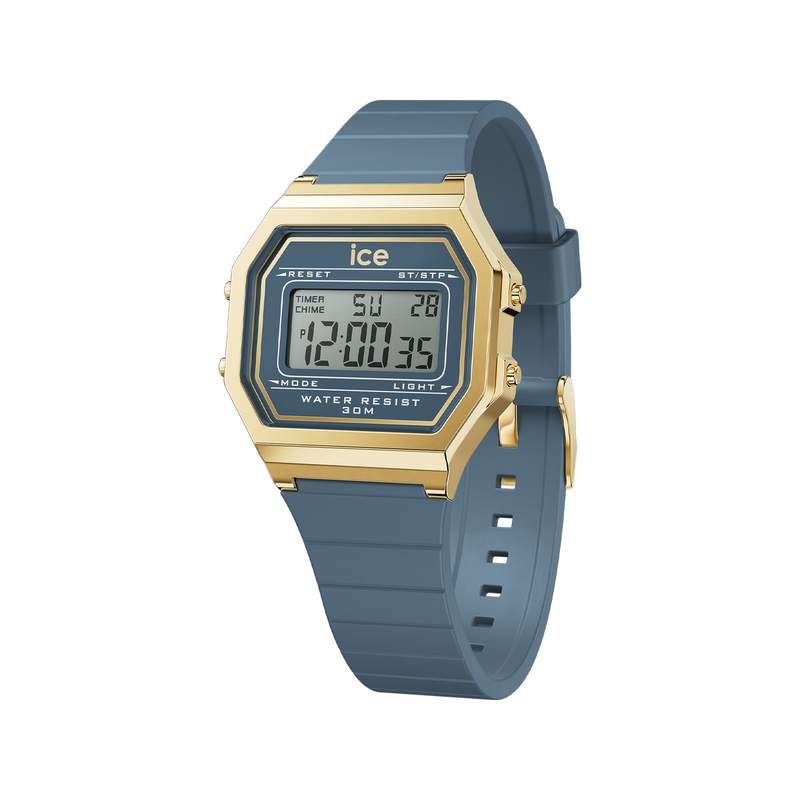 Montre ICE WATCH ice digit retro femme bracelet silicone bleu - vue 1