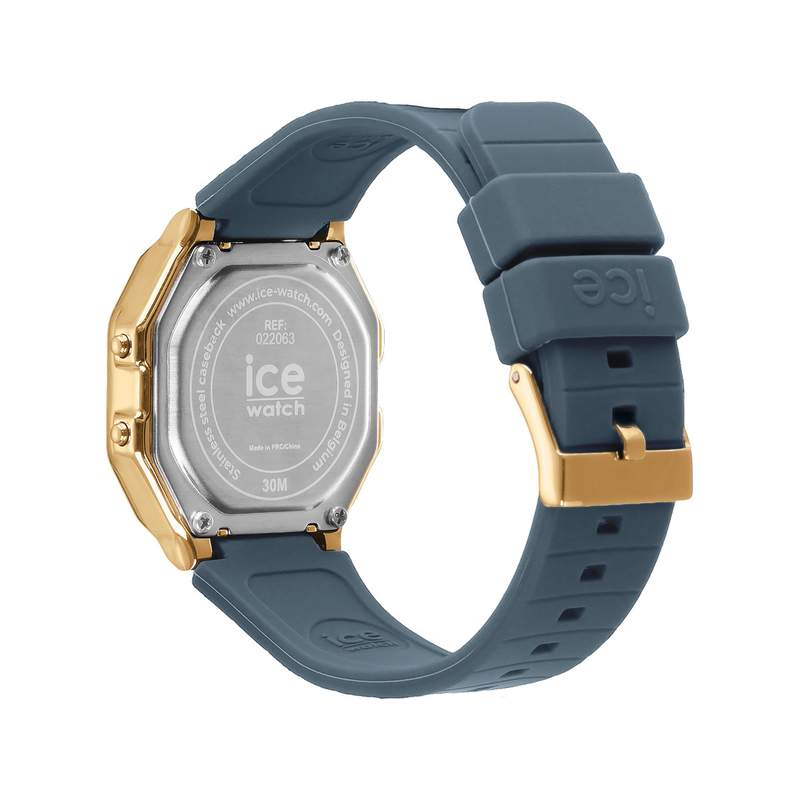 Montre ICE WATCH ice digit retro femme bracelet silicone bleu - vue 3