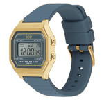 Montre ICE WATCH ice digit retro femme bracelet silicone bleu - vue D1
