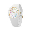 Montre ICE WATCH ice cosmos femme bracelet silicone blanc - vue V1