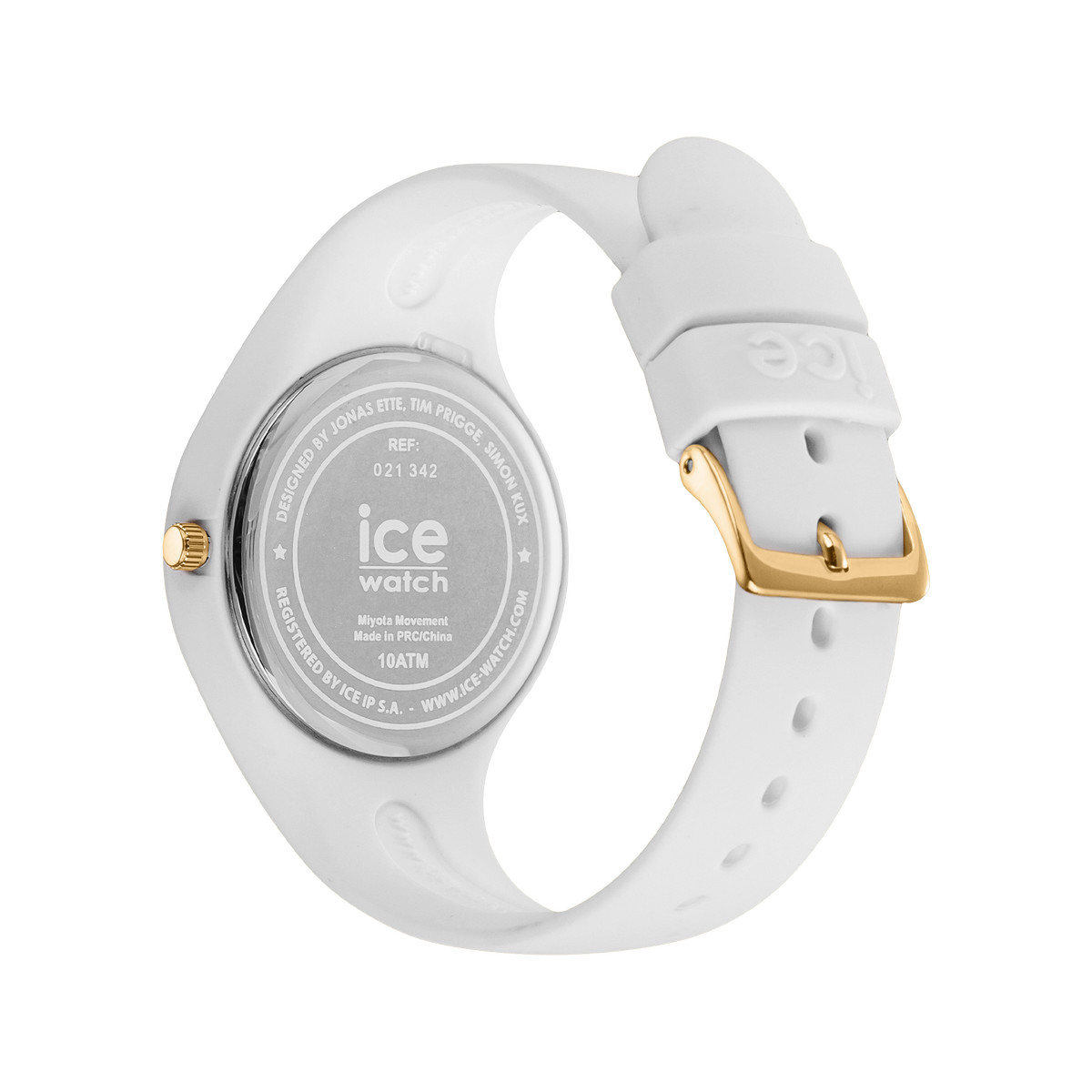 Montre ICE WATCH ice cosmos femme bracelet silicone blanc - vue 3