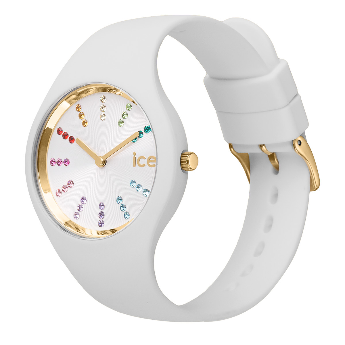 Montre ICE WATCH ice cosmos femme bracelet silicone blanc - vue D1