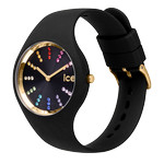 Montre ICE WATCH ice cosmos femme bracelet silicone noir - vue D1