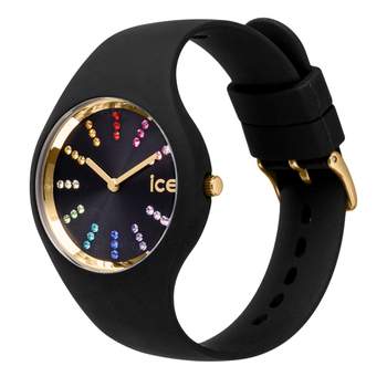 ICE WATCH ice cosmos women's watch with black silicone strap