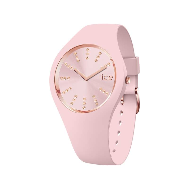 Montre ICE WATCH ice cosmos femme bracelet silicone rose - vue 1