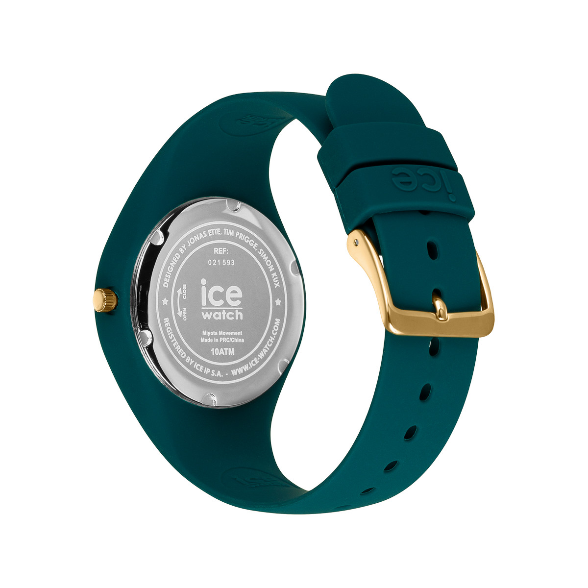 Montre ICE WATCH ice cosmos femme bracelet silicone vert - vue 3