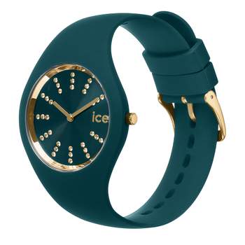 ICE WATCH ice cosmos dameshorloge met groene siliconen band
