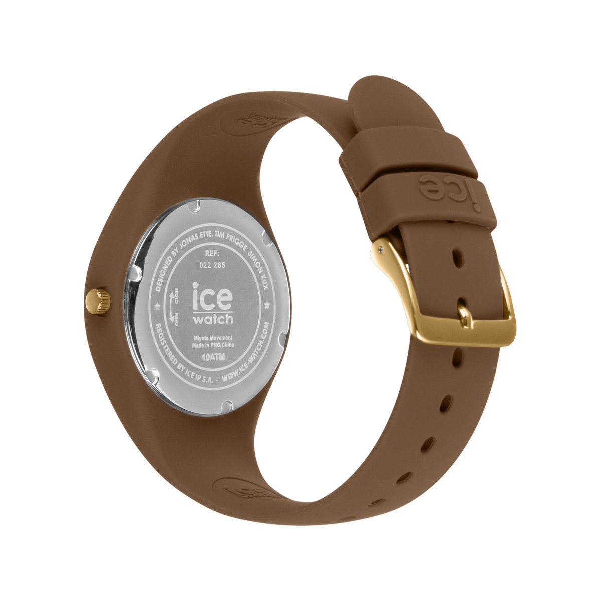 Montre ICE WATCH ice cosmos femme bracelet silicone marron - vue 3