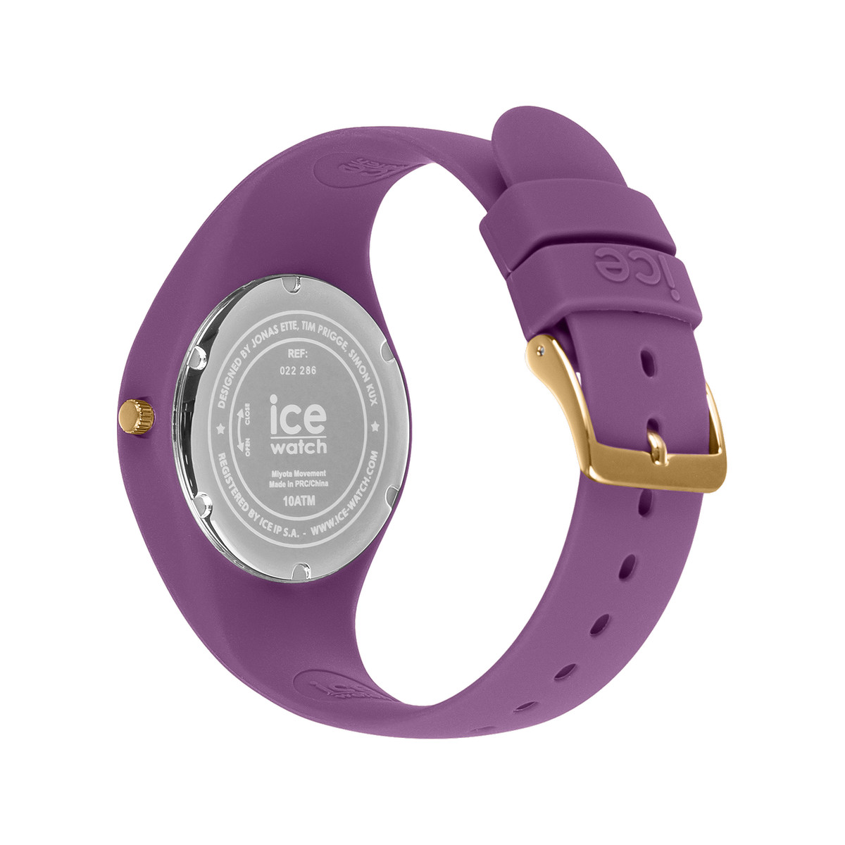 Montre ICE WATCH ice cosmos femme bracelet silicone violet - vue 3