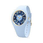 Montre ICE WATCH ice flower femme bracelet silicone bleu - vue 1