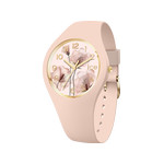 Montre ICE WATCH ice flower femme bracelet silicone rose - vue 1