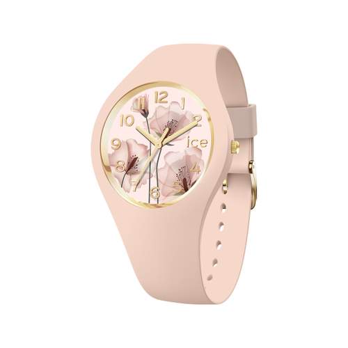 Montre ICE WATCH ice flower femme bracelet silicone rose