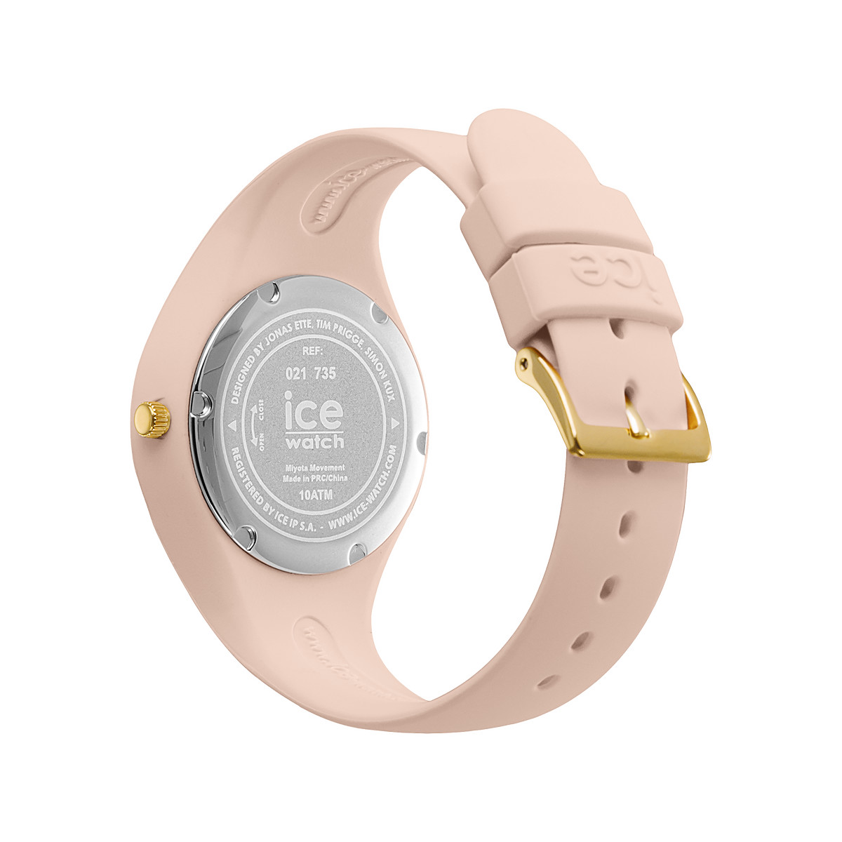 Montre ICE WATCH ice flower femme bracelet silicone rose - vue 3
