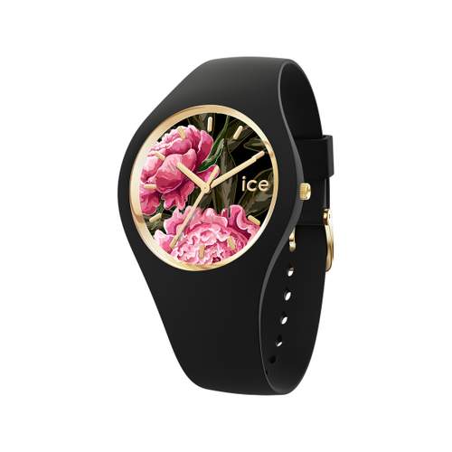 Montre ICE WATCH ice flower femme bracelet silicone noir