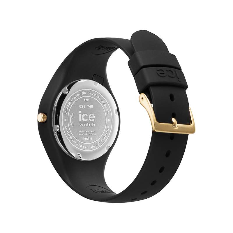 Montre ICE WATCH ice flower femme bracelet silicone noir - vue 3