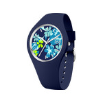 Montre ICE WATCH ice flower femme bracelet silicone bleu - vue 1