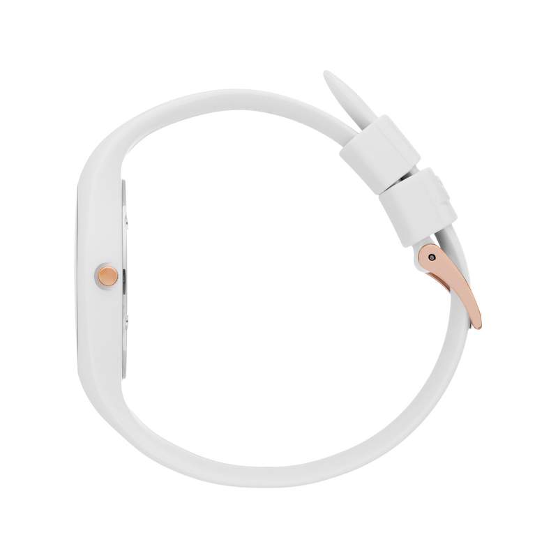 Montre ICE WATCH ice flower femme bracelet silicone blanc - vue 2