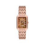 Montre FOSSIL raquel femme bracelet acier inoxydable doré rose - vue 1