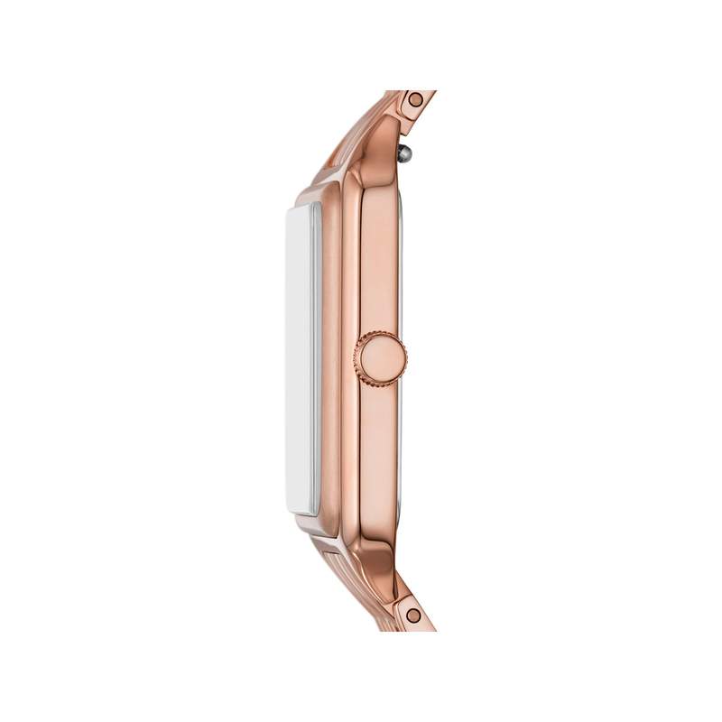 Montre FOSSIL raquel femme bracelet acier inoxydable doré rose - vue 2