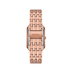 Montre FOSSIL raquel femme bracelet acier inoxydable doré rose - vue 3