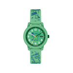 Montre LACOSTE enfant bracelet silicone vert - vue 1