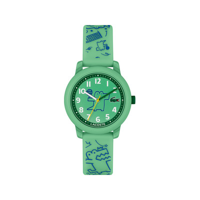 Montre LACOSTE enfant bracelet silicone vert - vue 1