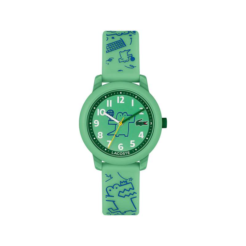 Montre LACOSTE enfant bracelet silicone vert - vue 1