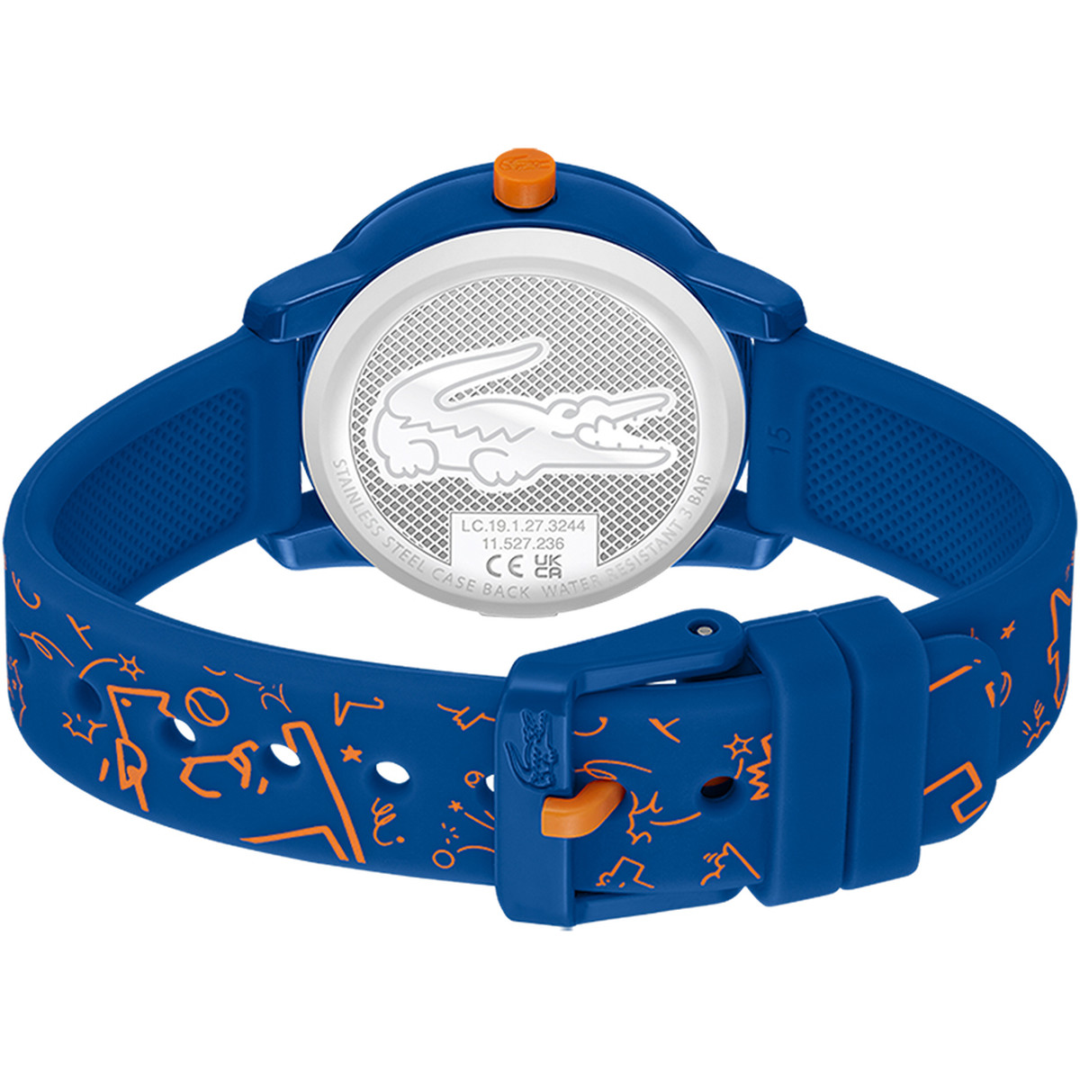 Montre LACOSTE enfant bracelet silicone bleu - vue 3